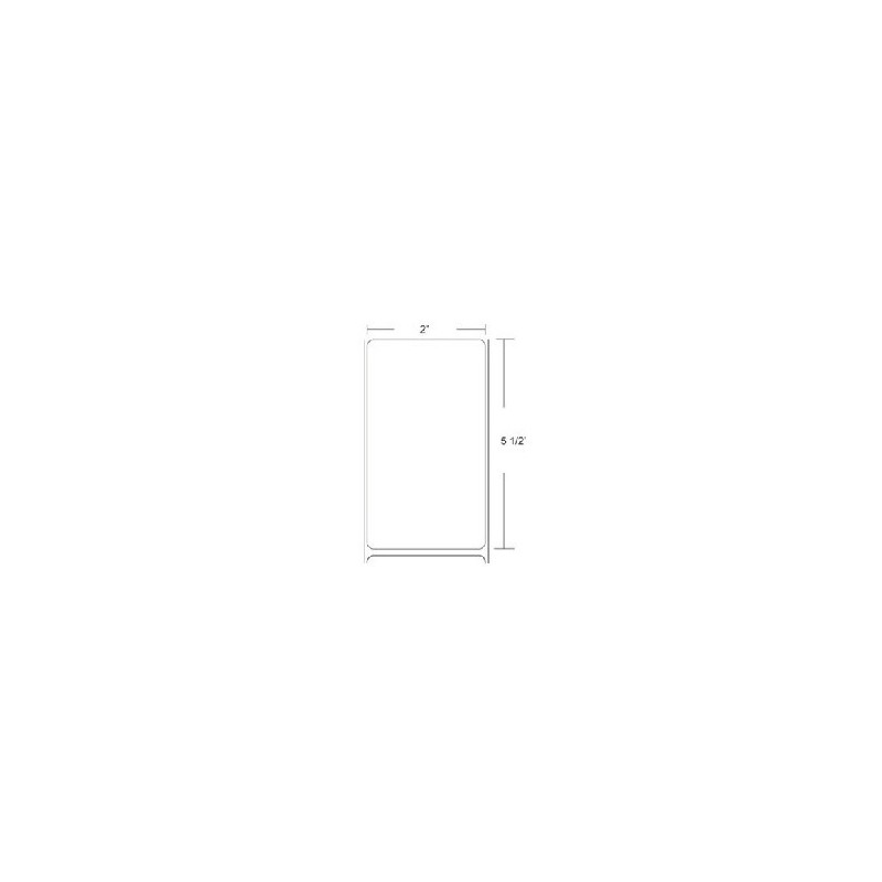 ROLLO DE ETIQUETA ZEBRA 72305 2" x 5.50" Z-SELECT 4000T ALL-TEMP