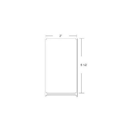 ROLLO DE ETIQUETA ZEBRA 72305 2" x 5.50" Z-SELECT 4000T ALL-TEMP