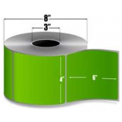 ROLLO DE ETIQUETA ZEBRA 10006208-2 4" x 6" Z-PERFORM 2000T VERDE