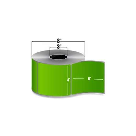 ROLLO DE ETIQUETA ZEBRA 10006208-2 4" x 6" Z-PERFORM 2000T VERDE