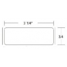 ROLLO DE ETIQUETA ZEBRA 800622-075 2.25" x 0.75" Z-SELECT 4000T