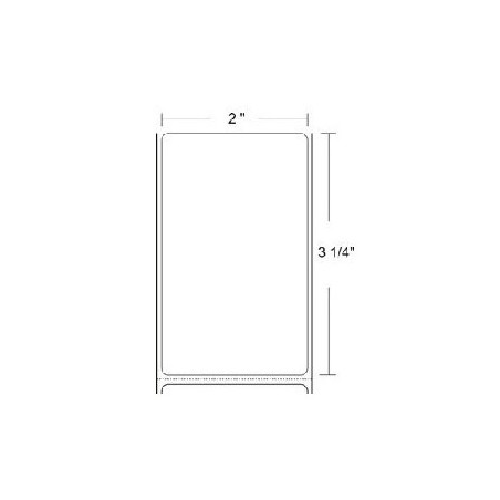 ROLLO DE ETIQUETA ZEBRA 72974 3.25" x 2" Z-SELECT 4000T
