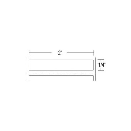 ROLLO DE ETIQUETAS ZEBRA 10011983 2" x 0.25" Z-ULTIMATE 2000T