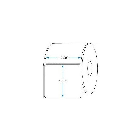 ROLLO DE ETIQUETA ZEBRA 10015343 2.25" x 4" Z-SELECT 4000D