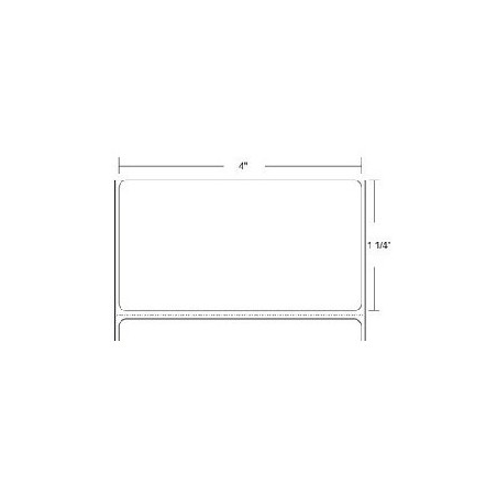 ROLLO DE ETIQUETA ZEBRA 10015349 4" x 1" Z-SELECT 4000D