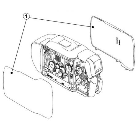 PANELES LATERALES DE LA IMPRESORA ZC100 (BLANCO)
