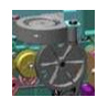 ﻿Kit de rodillos de platina del motor de accionamiento ZXP7