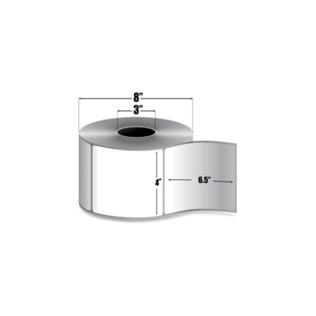 ROLLO DE ETIQUETA ZEBRA 72296 4" x 6.50" Z-SELECT 4000T